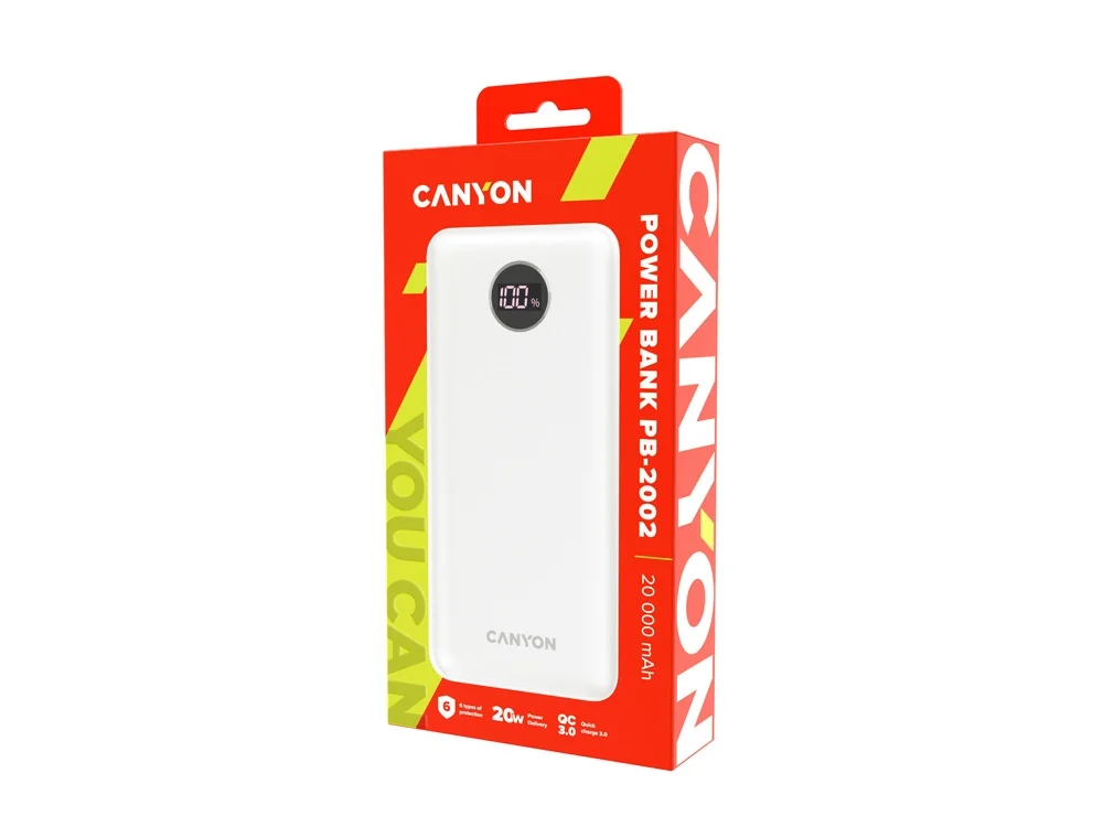 Внешний аккумулятор PB-2002 20000 mAh белый - фото 4