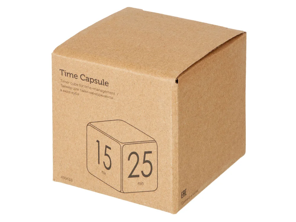 Таймер «Time Capsule» софт-тач, белый - фото 6