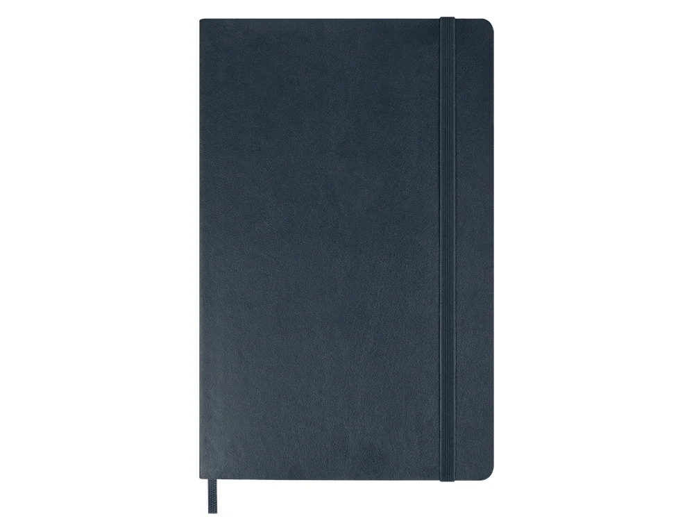 Записная книжка А5 Large Classic Soft в линейку синий A5 - фото 4