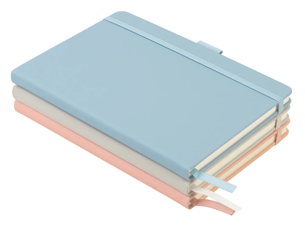Блокнот А5 в твердой обложке Vision 2.0 soft-touch голубой А5 - фото 8