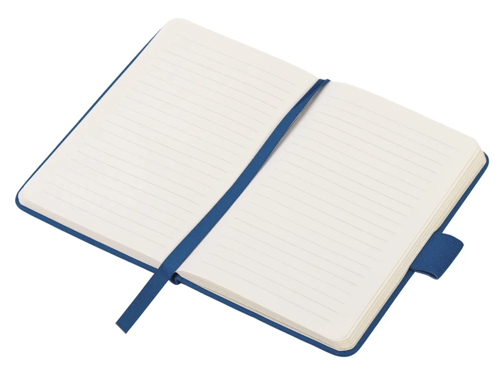 Блокнот А6 в твердой обложке Vision 2.0 soft-touch синий А6 - фото 2