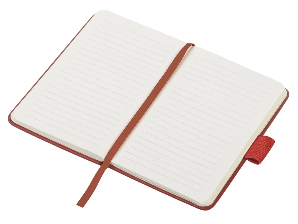 Блокнот А6 в твердой обложке «Vision 2.0» soft-touch, красный, А6 - фото 2