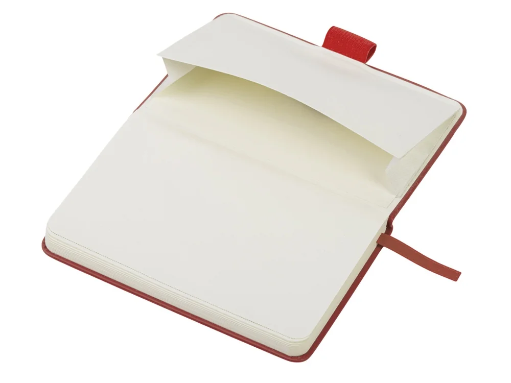 Блокнот А6 в твердой обложке «Vision 2.0» soft-touch, красный, А6 - фото 5