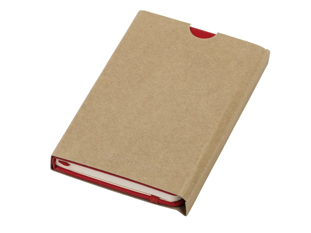 Блокнот А6 в твердой обложке «Vision 2.0» soft-touch, красный, А6 - фото 6