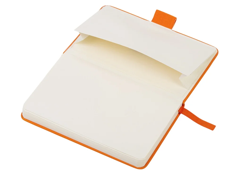 Блокнот А6 в твердой обложке Vision 2.0 soft-touch оранжевый А6 - фото 5
