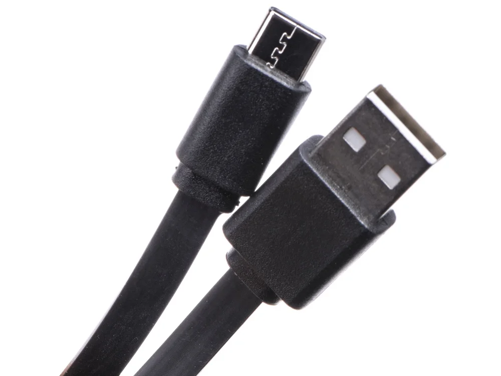 Кабель USB 2.0 A- USB Type-C черный - фото 2