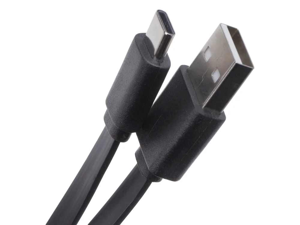 Кабель USB 2.0 A- USB Type-C черный - фото 3