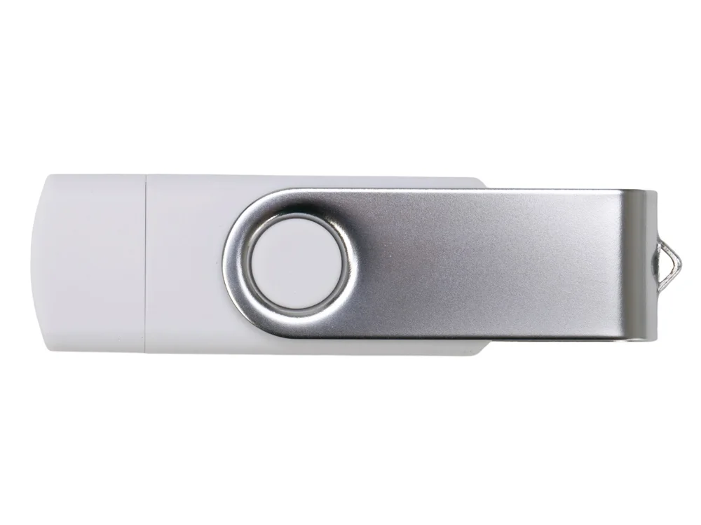 USB3.0/USB Type-C флешка на 32 Гб Квебек C белый 32Gb - фото 4
