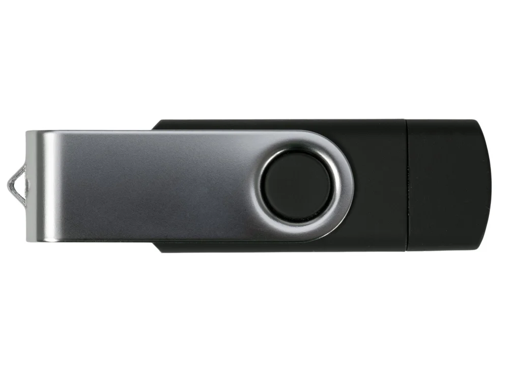 USB3.0/USB Type-C флешка на 32 Гб Квебек C черный 32Gb - фото 4