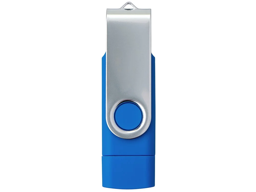 USB3.0/USB Type-C флешка на 16 Гб Квебек C синий 16Gb - фото 3