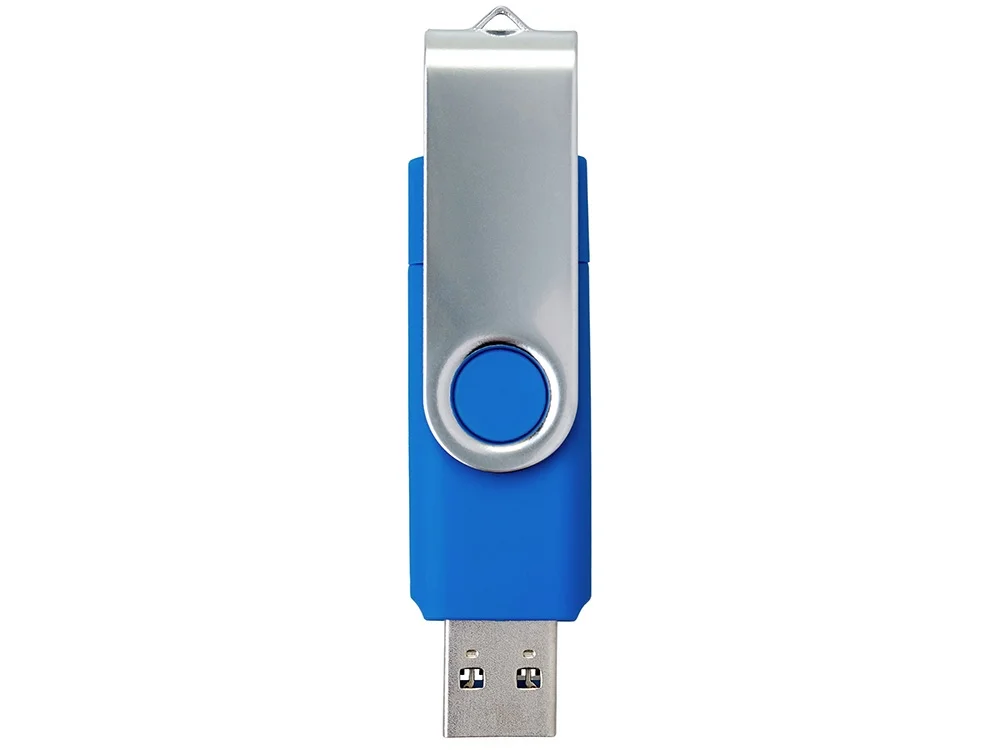USB3.0/USB Type-C флешка на 16 Гб Квебек C синий 16Gb - фото 4