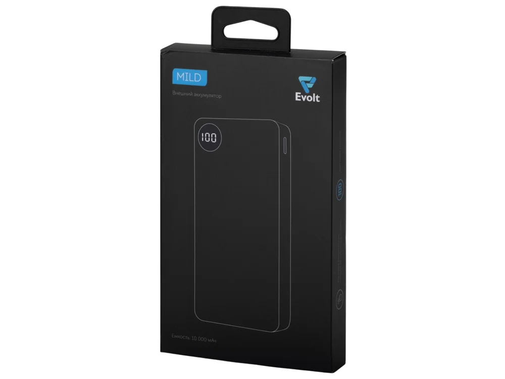 Внешний аккумулятор Mild металлик soft-touch 10 000 mAh серый - фото 10