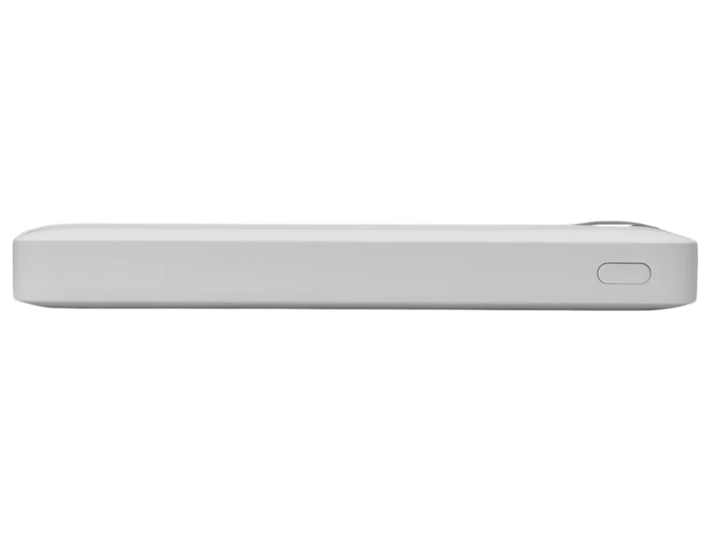 Внешний аккумулятор Mild soft-touch 10 000 mAh белый - фото 6