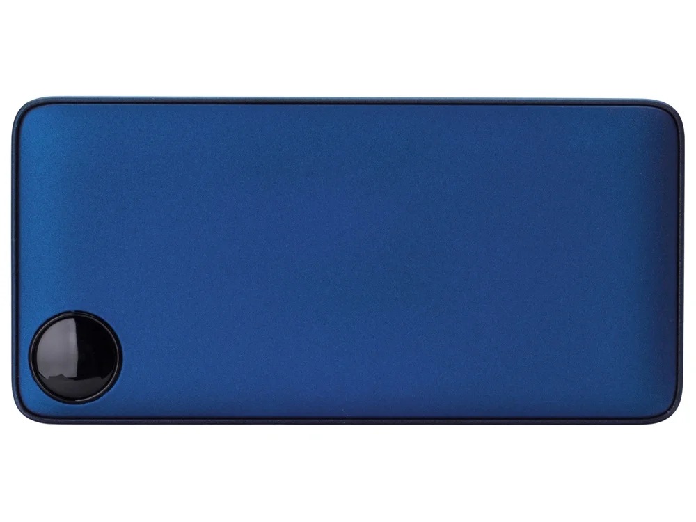 Внешний аккумулятор Mild металлик soft-touch 10 000 mAh синий - фото 3