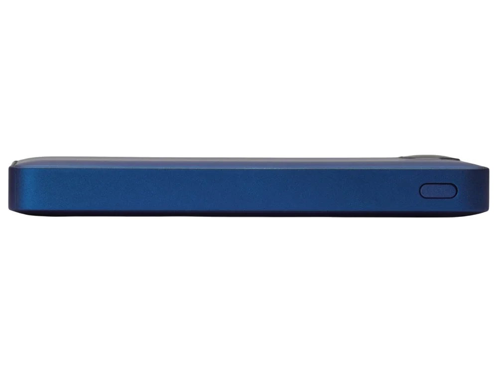 Внешний аккумулятор Mild металлик soft-touch 10 000 mAh синий - фото 5