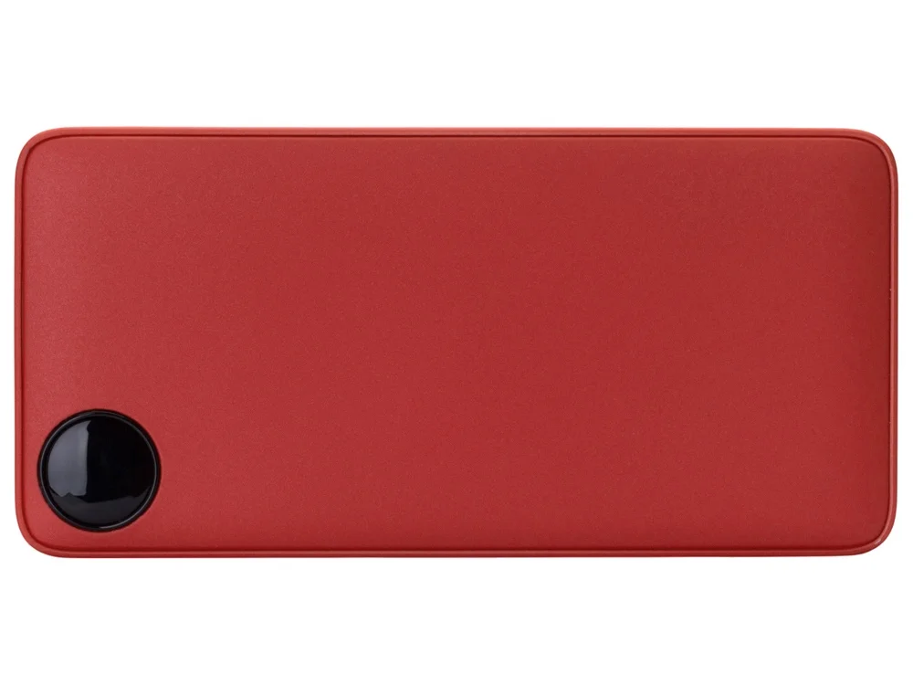 Внешний аккумулятор Mild металлик soft-touch 10 000 mAh красный - фото 3