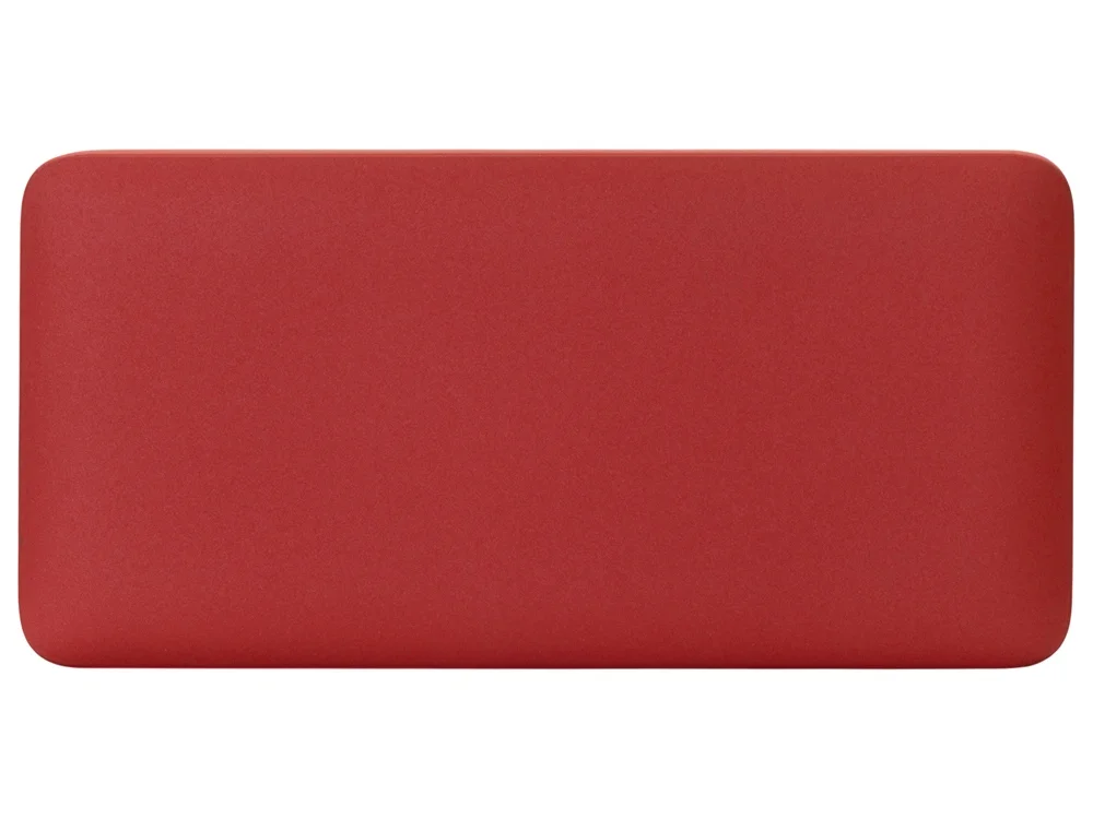 Внешний аккумулятор Mild металлик soft-touch 10 000 mAh красный - фото 4