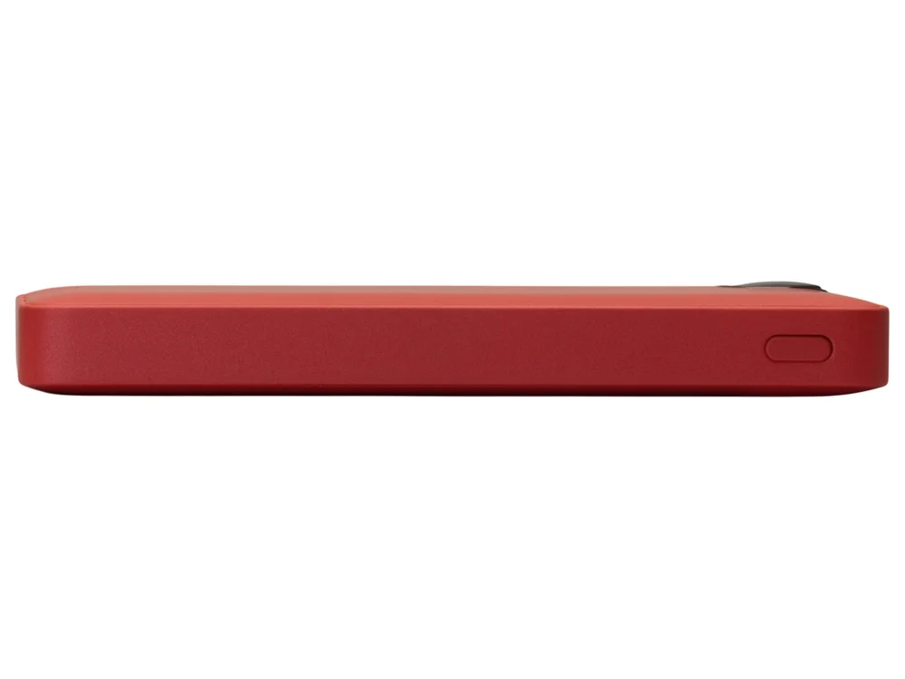 Внешний аккумулятор Mild металлик soft-touch 10 000 mAh красный - фото 5