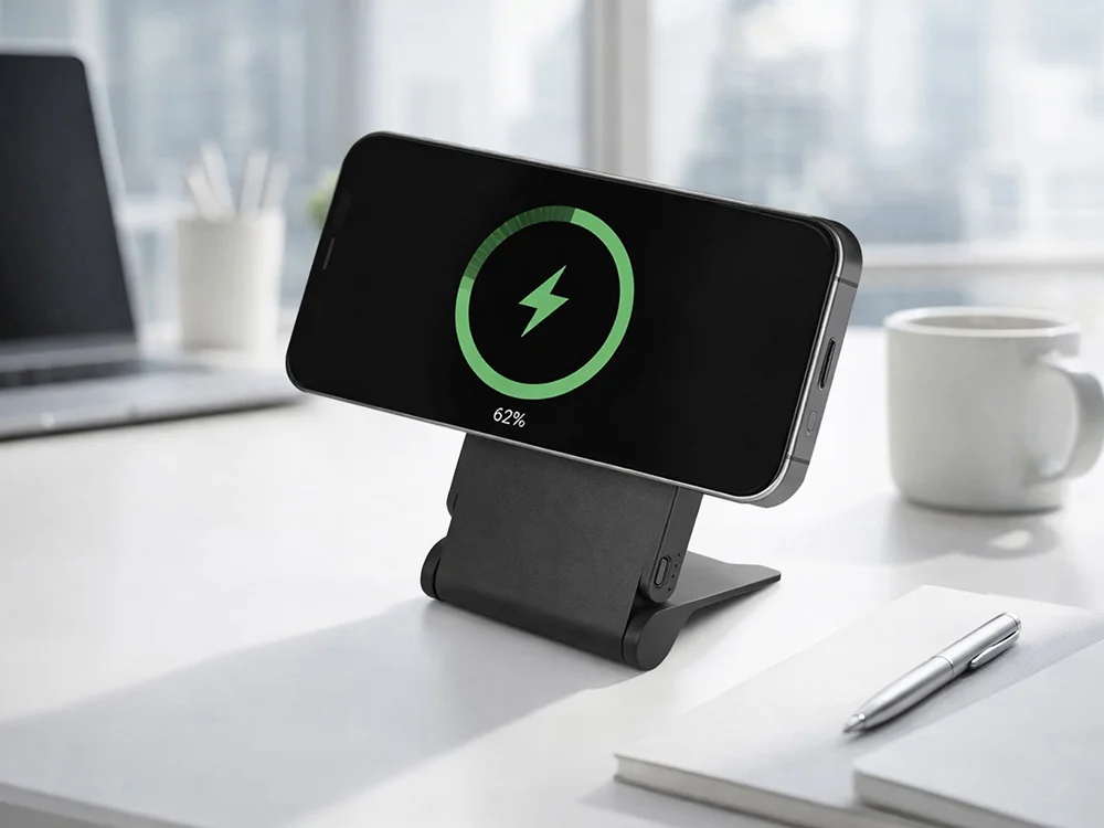 Магнитный внешний аккумулятор MagnIQ 5000 mAh черный - фото 2