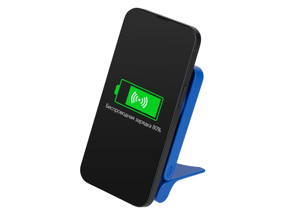 Магнитный внешний аккумулятор MagnIQ 5000 mAh синий - фото 3