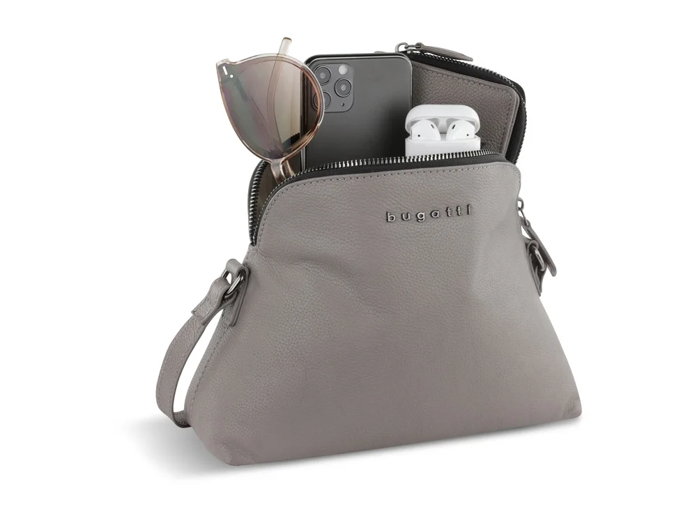 Сумка наплечная женская Bella бежевый - фото 9