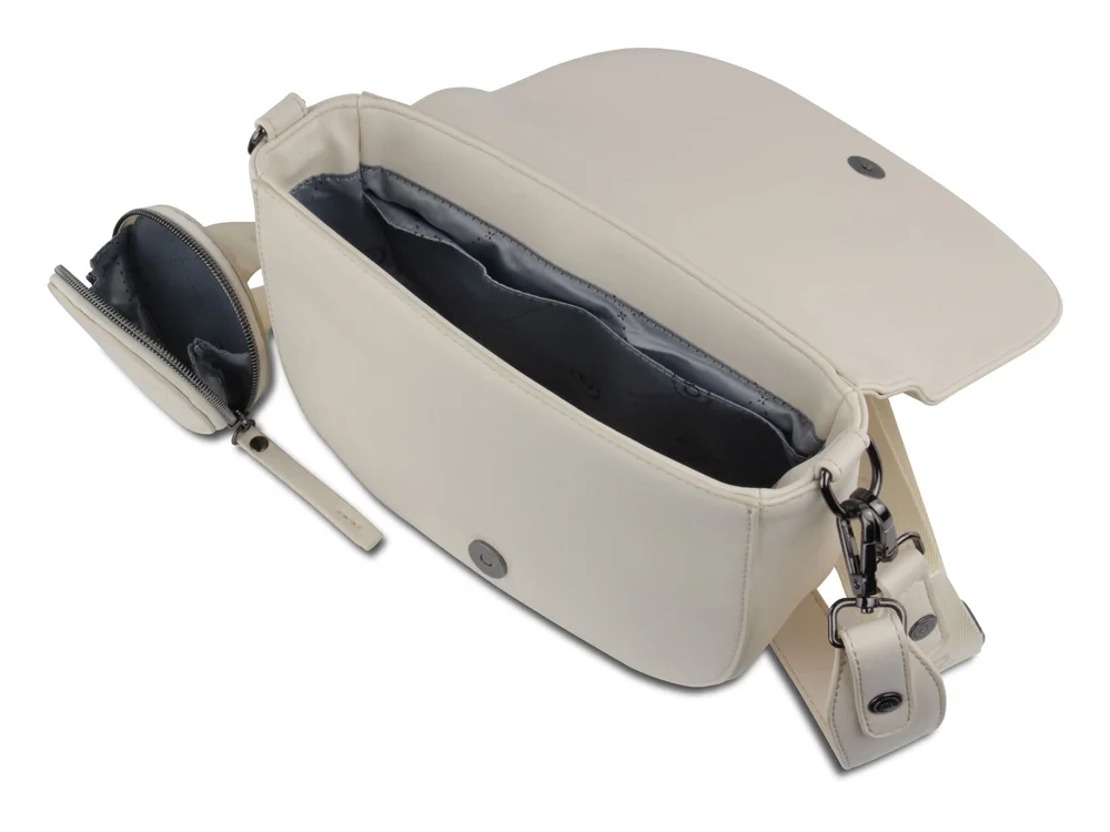 Сумка наплечная женская «Almata» с кошельком, бежевый - фото 3