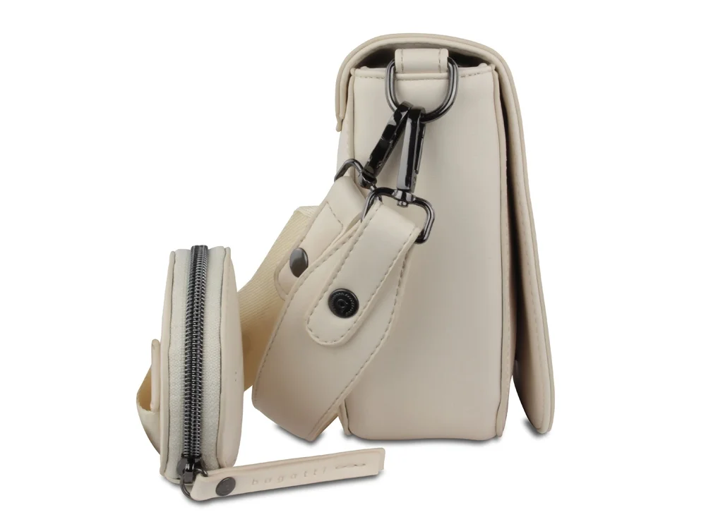 Сумка наплечная женская «Almata» с кошельком, бежевый - фото 4