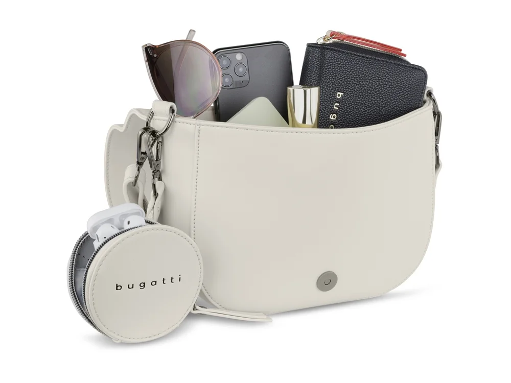 Сумка наплечная женская «Almata» с кошельком, бежевый - фото 9