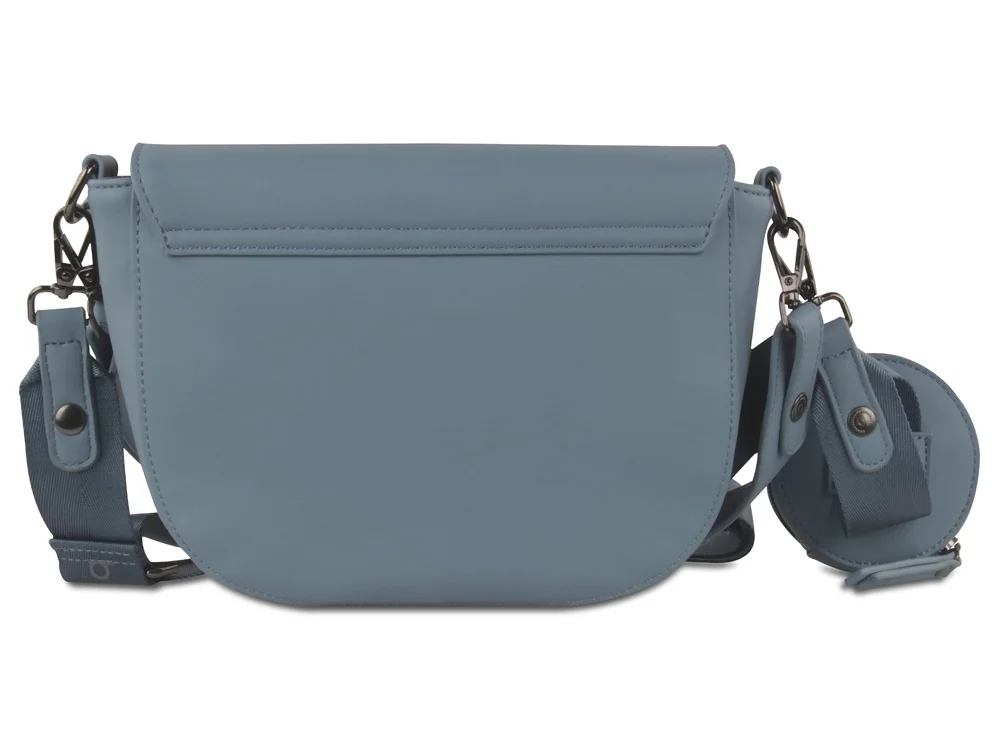 Сумка наплечная женская «Almata» с кошельком, голубой - фото 5