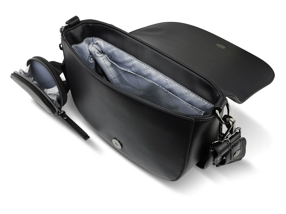 Сумка наплечная женская «Almata» с кошельком, черный - фото 3