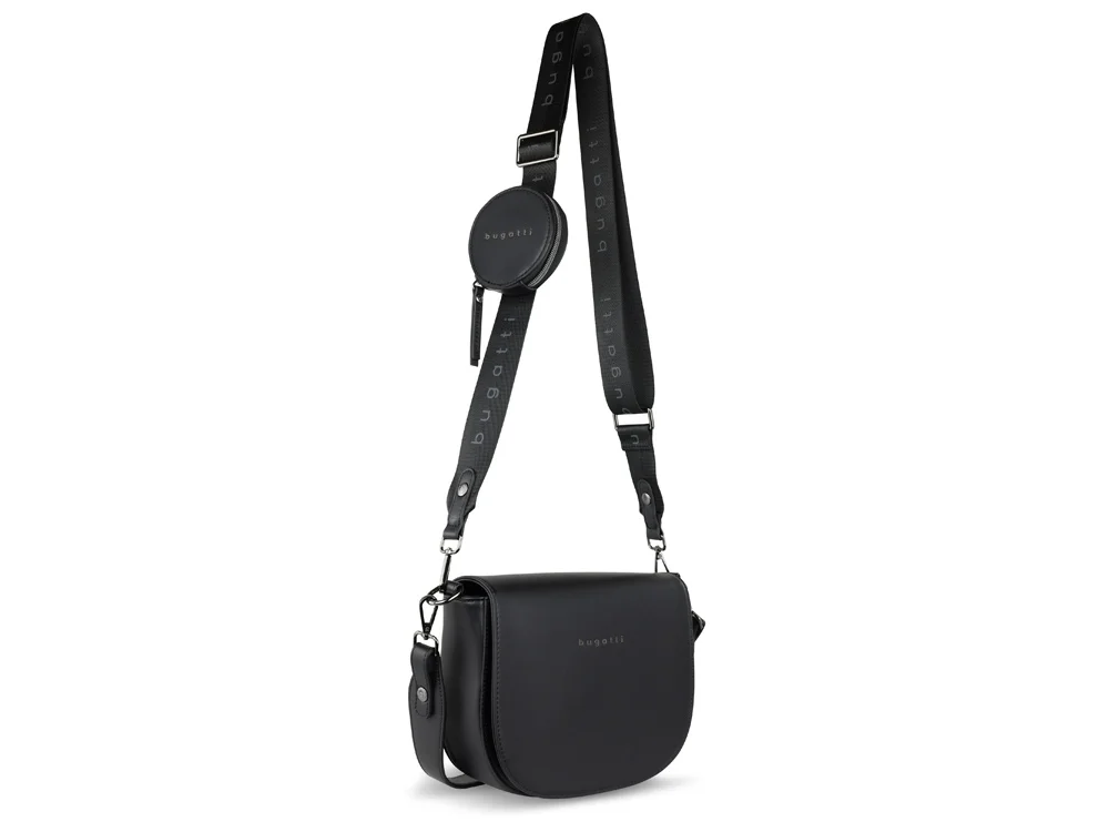 Сумка наплечная женская «Almata» с кошельком, черный - фото 8