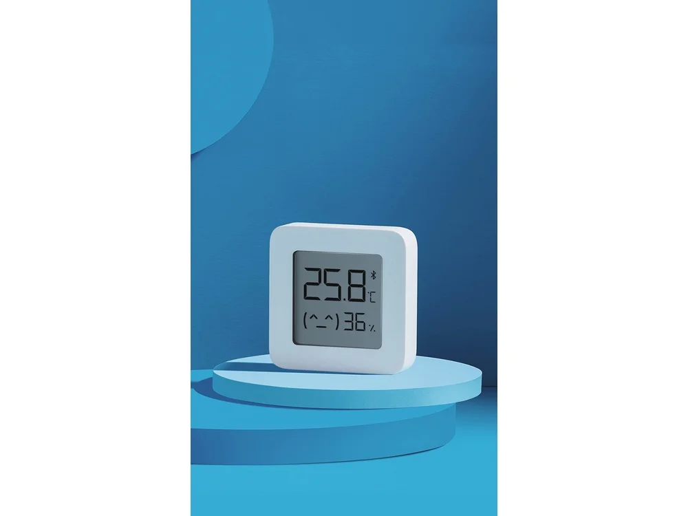 Датчик температуры и влажности Mi Temperature and Humidity Monitor 2 белый - фото 3