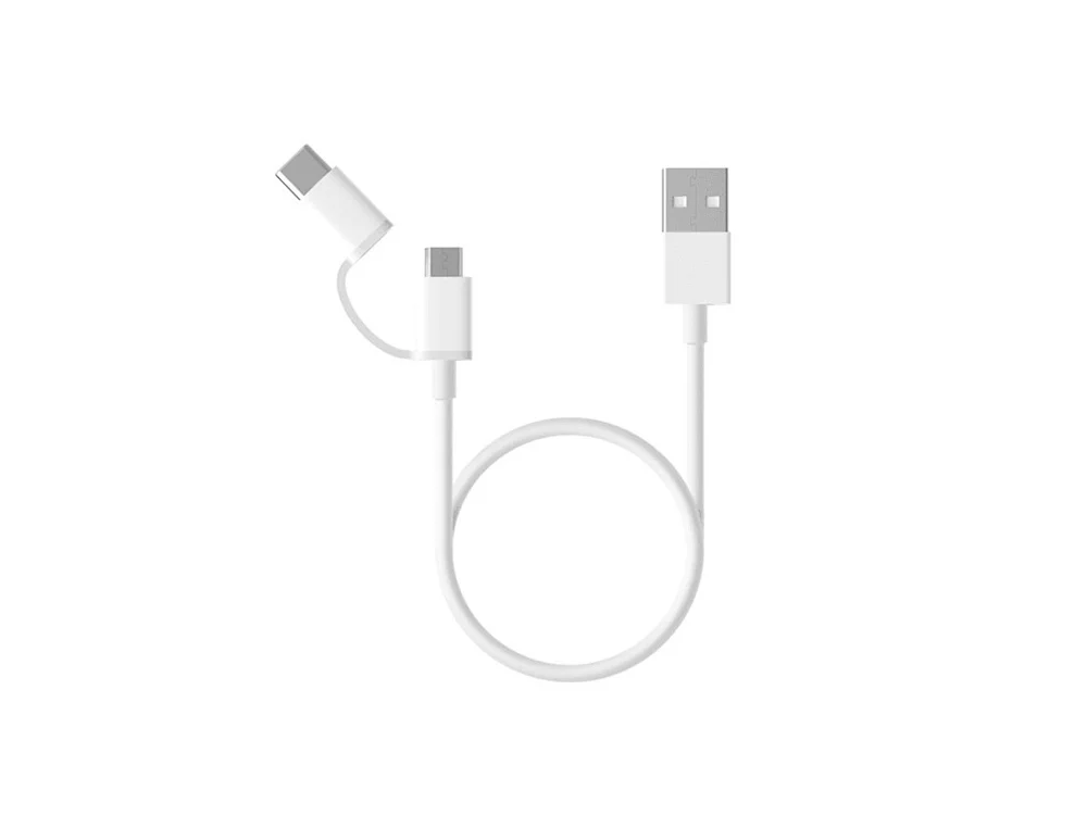 Кабель Mi 2-in-1 USB Cable Micro-USB to Type C 30 см