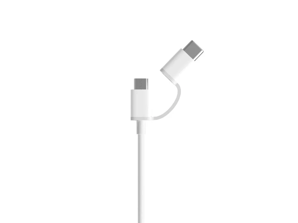 Кабель Mi 2-in-1 USB Cable Micro-USB to Type C 30 см - фото 2