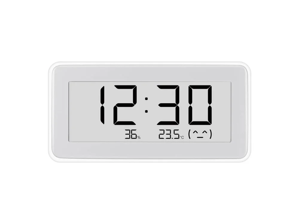 Часы термогигрометр Xiaomi Temperature and Humidity Monitor Clock белый - фото 1