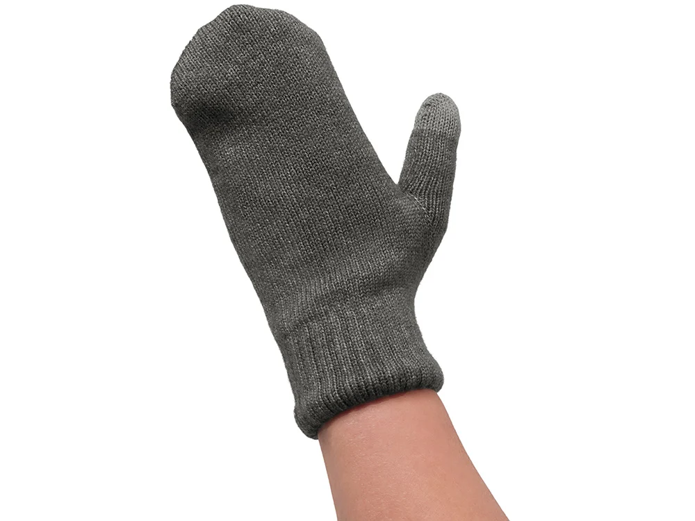 Варежки «Dunant», темно-серый меланж - фото 7