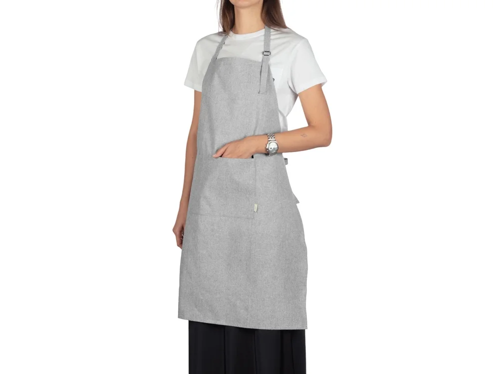 Фартук из переработанных материалов Newborn серый - фото 3
