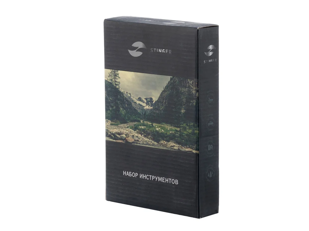 Набор инструментов, 18 предметов, белый, синий - фото 4