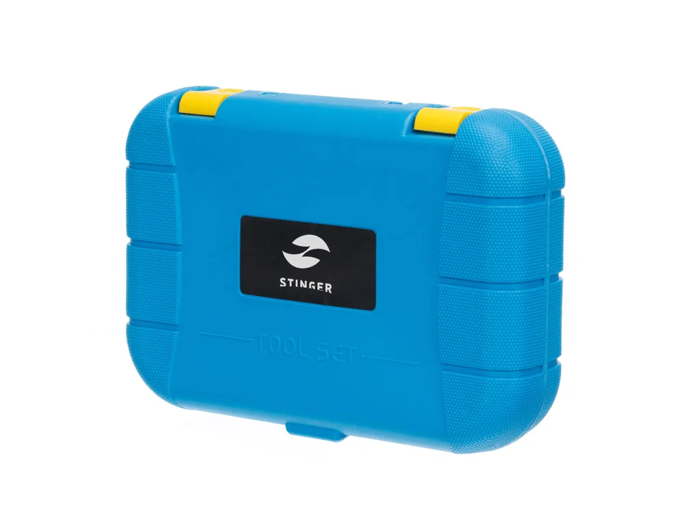 Набор инструментов, 15 предметов, синий, желтый, черный - фото 3