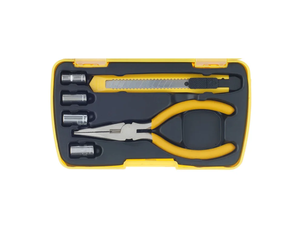 Набор инструментов, 20 предметов, желтый, черный - фото 3