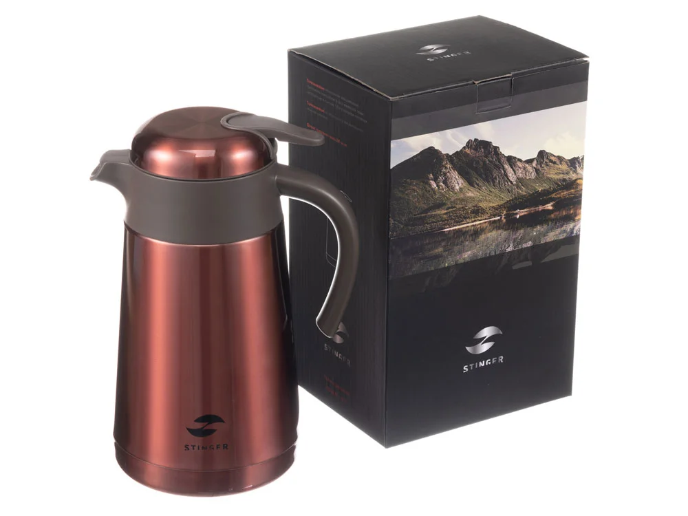 Термокофейник, 1600 мл, красный - фото 7