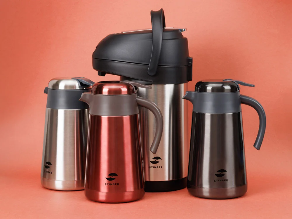 Термокофейник, 1600 мл, красный - фото 8