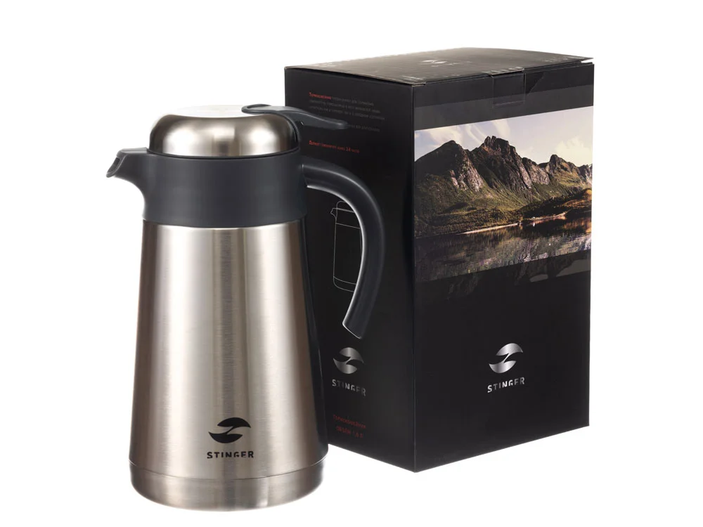 Термокофейник, 1600 мл, серебристый - фото 7