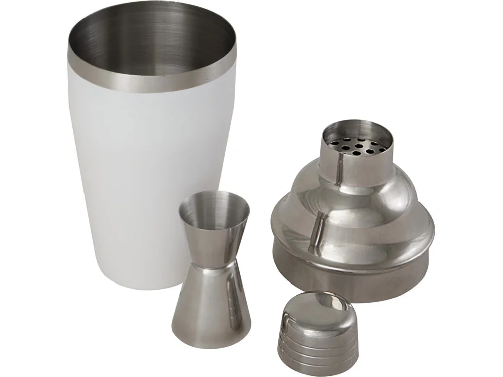 Шейкер для коктейлей «Gaudie», белый, серебристый - фото 5