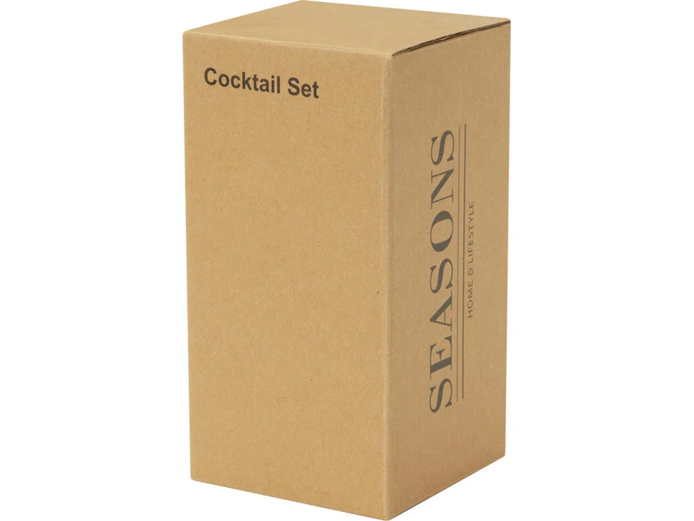 Шейкер для коктейлей «Gaudie», синий ледяной, серебристый - фото 4