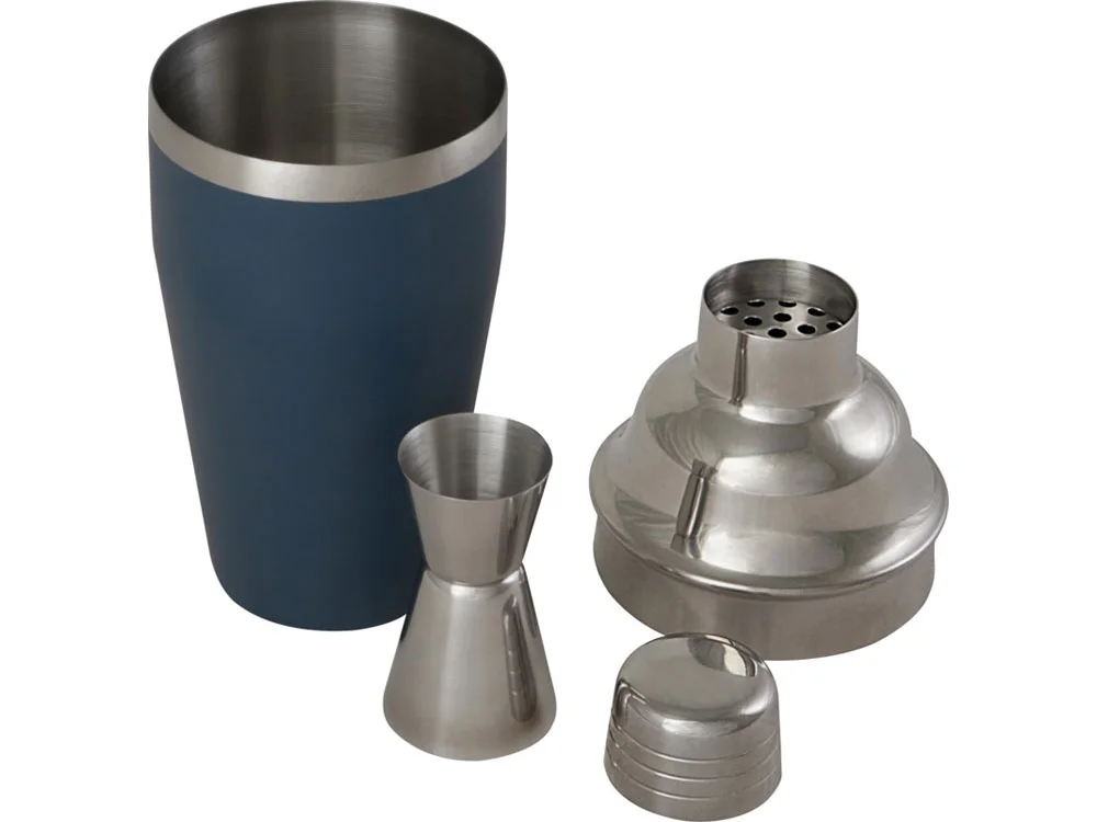 Шейкер для коктейлей «Gaudie», синий ледяной, серебристый - фото 5