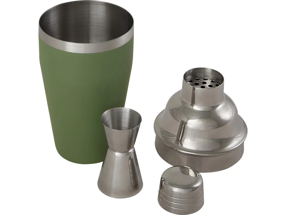 Шейкер для коктейлей Gaudie зеленый серебристый - фото 5