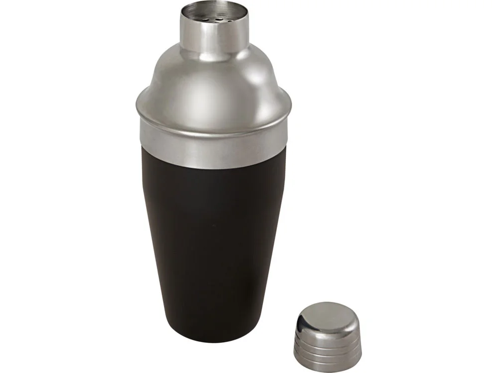 Шейкер для коктейлей Gaudie черный серебристый