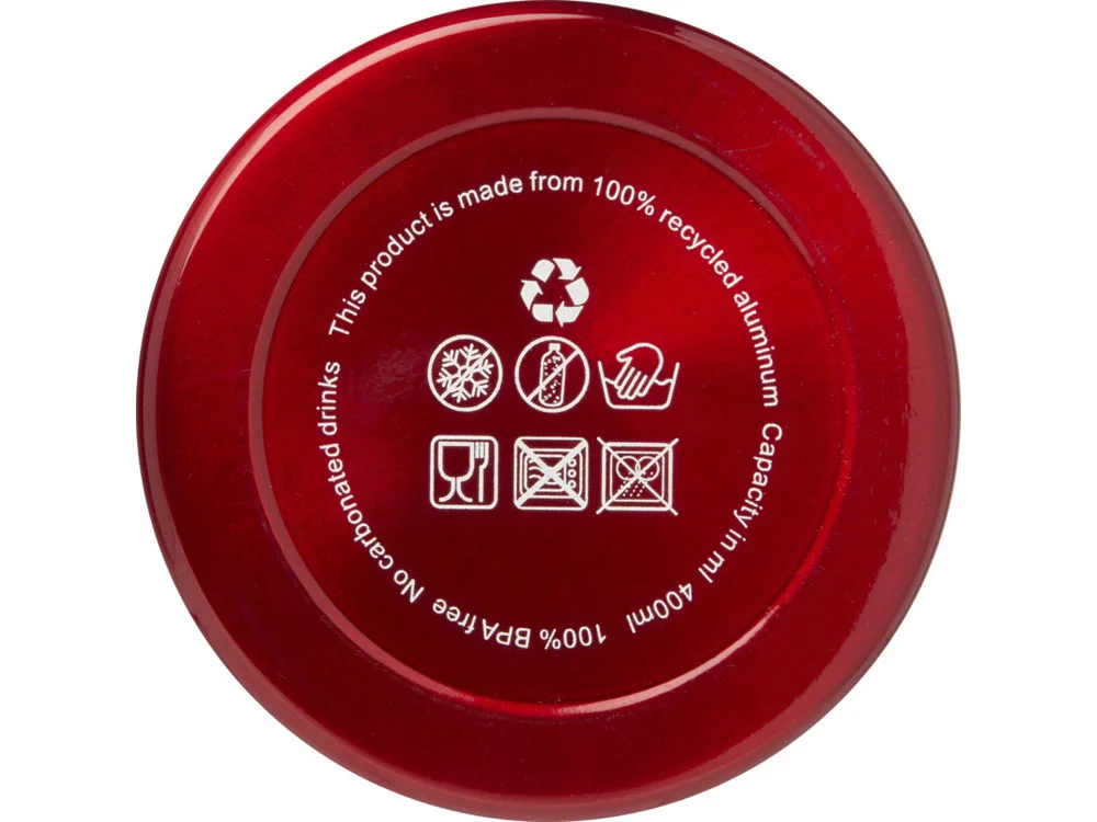 Бутылка для воды с карабином «Oregon», 400 мл, красный - фото 3