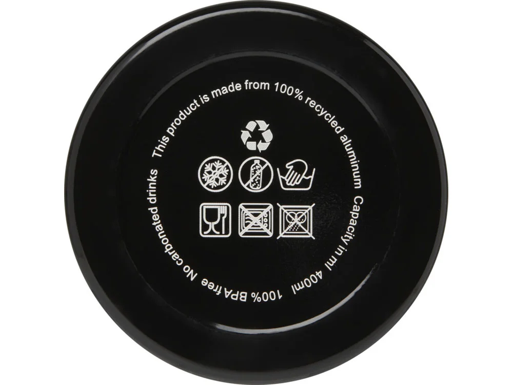 Бутылка для воды с карабином «Oregon», 400 мл, черный - фото 3